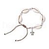 Alloy Turtle Charm Bracelets BJEW-JB11758-04-2
