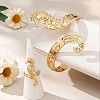 Sea Horse Alloy Cuff Bangles & Cuff Rings Sets WG48924-01-1