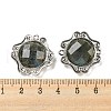 Natural Labradorite Faceted Connector Charms G-M431-09P-02-3