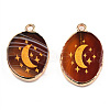 Natural Agate Pendants G-N326-157C-3