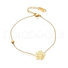 304 Stainless Steel Link Bracelets for Women BJEW-Z087-03G-4