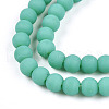 Opaque Glass Beads Strands GLAA-T032-P6mm-MD12-3