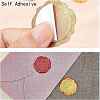 CRASPIRE 100pcs Adhesive Wax Seal Stickers DIY-CP0009-71C-3