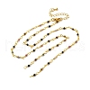 Brass Chain Necklace Making KK-K337-13G-08-1