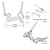 SHEGRACE Rhodium Plated 925 Sterling Silver Pendant Necklaces JN889A-5