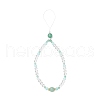 Natural Green Aventurine Mobile Straps HJEW-JM03413-03-2