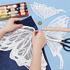 3 Pairs 3 Styles Lace Iron on/Sew On Patches PATC-FG0002-30-3