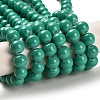 Painted Glass Beads Strands X-DGLA-S071-8mm-B31-2
