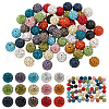   60Pcs 15 Colors Polymer Clay Rhinestone Beads RB-PH0001-30-1