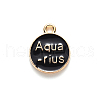 Alloy Enamel Pendants X-ENAM-S124-01B-08J-3