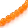 Dyed Natural White Jade Round Bead Strands G-J268-8mm-05-3