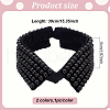 ANATTASOUL 2Pcs 2 Colors Detachable Cloth Lady's Collars DIY-AN0001-16-2