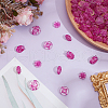 ARRICRAFT Fuchsia Transparent Acrylic Beads TACR-AR0001-28-5