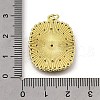 Brass Micro Pave Cubic Zirconia Pendants KK-U072-40A-G-4