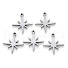 304 Stainless Steel Pendants STAS-N092-37-1