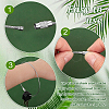 AHADERMAKER 20Pcs 304 Stainless Steel Cable Wire Keychain AJEW-GA0006-85-3