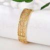 Brass Bangles for Women BJEW-D313-06G-4