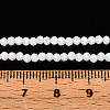 Electroplate Glass Beads Strands EGLA-A034-P1mm-B33-2