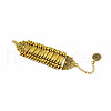 Vintage Style Alloy Flower Link Chain Anklets for Women FS-WGA8430-05-1