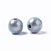 Spray Painted Acrylic Beads MACR-Q154-18mm-005-2
