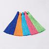 Nylon Tassels Big Pendant Decorations HJEW-G010-B-1