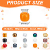 HOBBIESAY 15 Colors HalloweenGlass Seed Beads SEED-HY0001-17A-2