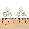 Brass Grade B Rhinestone Spacer Beads RSB038-B01-4
