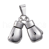 304 Stainless Steel Pendants STAS-H365-17-2
