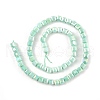 Electroplate Opauqe Glass Beads Strands EGLA-U004-02F-2