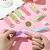 80G 8 Colors Baking Paint Glass Seed Beads SEED-YW0002-47-4