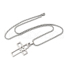 201 Stainless Steel Pendant Necklaces NJEW-D307-02P-D-2