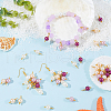 Beebeecraft 48Pcs 4 Colors ABS Plastic Imitation Pearl Pendants KK-BBC0013-90-4