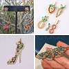 Fashewelry About 5500Pcs 11 Colors Glass Pointed Back Rhinestone RGLA-FW0001-04-8