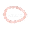 Natural Selenite Beaded Stretch Bracelets BJEW-L694-001-2