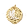Rack Plating Brass Enamel Pendants KK-S372-04A-01-1