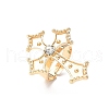 Adjustable Alloy Rhinestones Finger Rings for Women RJEW-V004-06KCG-2