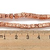 Electroplated Natural Lava Rock Beads Strands G-E602-03-A-5