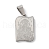 Non-Tarnish Mother's Day Theme 304 Stainless Steel Pendants STAS-D069-01A-P-1