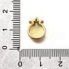 Brass Micro Pave Clear Cubic Zirconia Beads KK-B136-10G-01-3