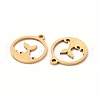 201 Stainless Steel Pendants STAS-E188-07G-3