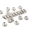 Brass Rhinestone Spacer Beads X-RB-A014-Z6mm-01S-NF-1