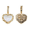 Brass Micro Pave Cubic Zirconia Pendants KK-N233-256-3