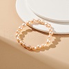 Mother's Day Jewellery Natural Pearl Beaded Stretch Bracelet for Women BJEW-JB08868-05-4