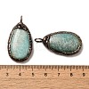 Natural Mixed Gemstone Pendants G-K381-05R-4