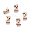 Ion Plating(IP) 304 Stainless Steel Charms STAS-K216-41Z-RG-3