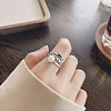 925 Sterling Silver Enamel Cuff Rings FS-WG7FC26-01-4