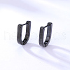 Minimalist U-shaped Stainless Steel Hoop Earrings QE5117-2