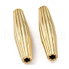 Rack Plating Eco-friendly Brass Beads KK-M257-08B-G-2