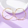 304 Stainless Steel Hoop Earrings EJEW-S250-01B-G-1