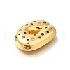 Brass Cubic Zirconia Pendants KK-M295-13G-D-2